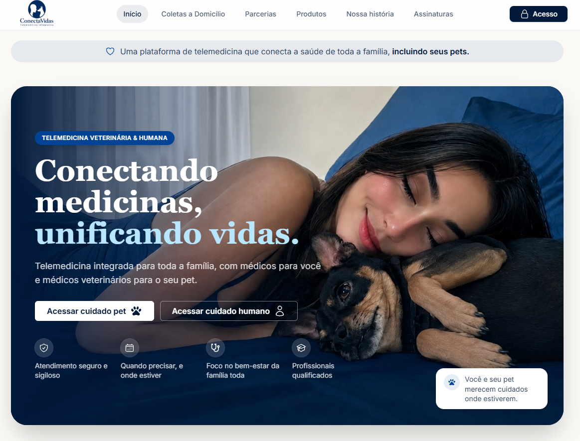 ConectaVidas — plataforma de telemedicina